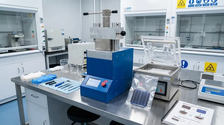 Come fa la tecnica di laminazione a pressatura isostatica a freddo (CIP) a prevenire danni termici alle celle solari a perovskite? Preservare materiali delicati con incollaggio a temperatura ambiente