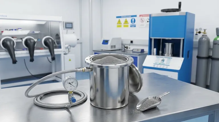 IN718粉末をHIP前にステンレス鋼製容器に封入し、真空引きする必要があるのはなぜですか?