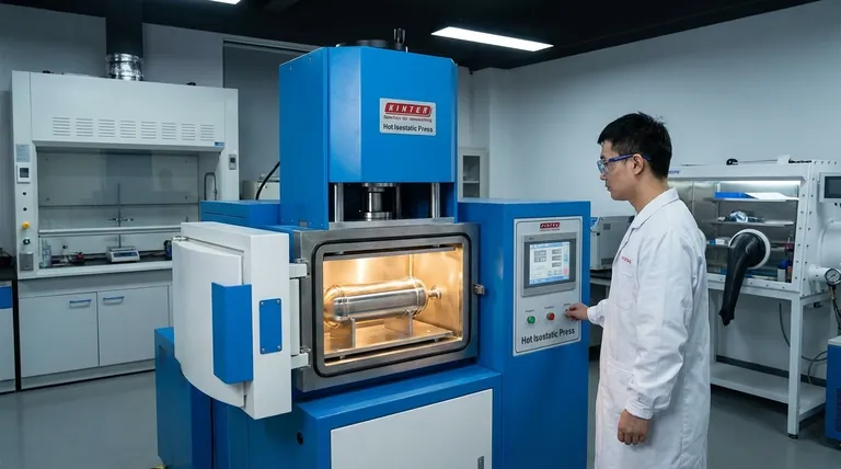 Perché è necessario incapsulare la polvere precursore Li2MnSiO4/C in un tubo di acciaio inossidabile prima dell'HIP?