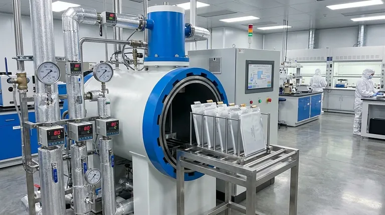 Qual è il ruolo di una pressa isostatica a caldo (WIP) nella produzione di batterie allo stato solido di tipo a sacchetto? Ottenere prestazioni superiori della batteria