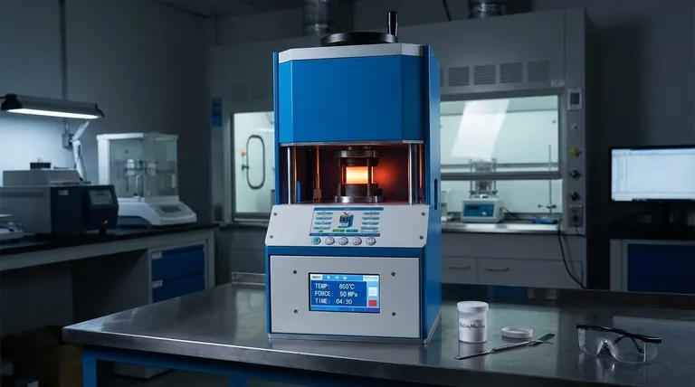 Perché la pressione uniassiale è necessaria nella SPS per Li5La3Nb2O12? Ottenere nanoceramiche ad alta densità più velocemente