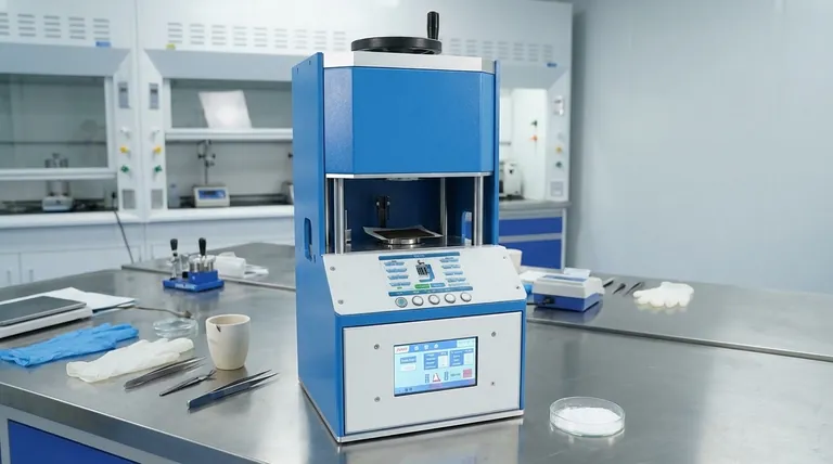 Perché è necessario utilizzare una pressa a caldo per trattare la struttura composita elettrolita/catodo nella fabbricazione di batterie allo stato solido a base di LLZTO?