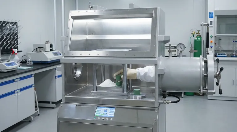 Por que a pré-prensagem de matérias-primas com uma máquina de prensa de laboratório é uma etapa crucial antes da sinterização em fase sólida a alta temperatura? Garante Resultados Uniformes e de Alta Pureza