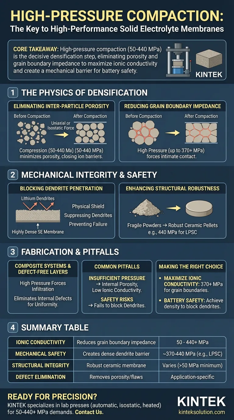 高圧圧縮は固体電解質膜にどのように貢献しますか？最高のパフォーマンスと安全性を実現 ビジュアルガイド