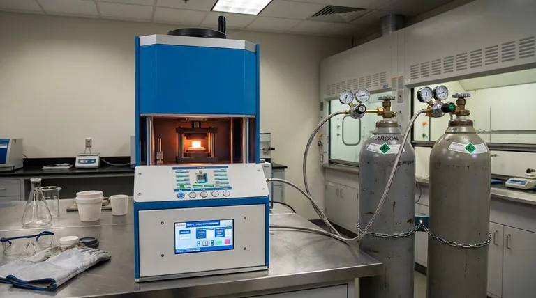 LLZOセラミックスのホットプレス焼結にアルゴンガスが必要なのはなぜですか? 材料と装置の完全性を確保する