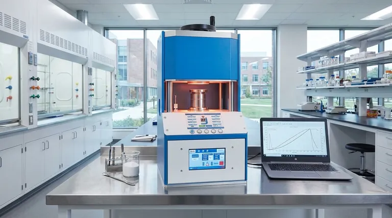 コールドシンタリングプロセス(CSP)において、加熱式油圧プレスはなぜ不可欠なのでしょうか?低熱間高密度化のために圧力と熱を同期させる