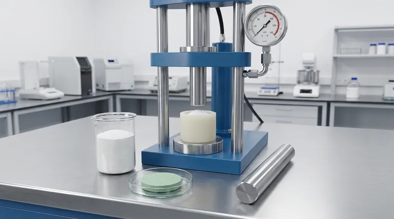 나일론 다이와 강철 로드는 전해질 펠렛 압착에서 어떤 역할을 합니까? 이온 전도도를 위한 최적의 펠렛 밀도 달성