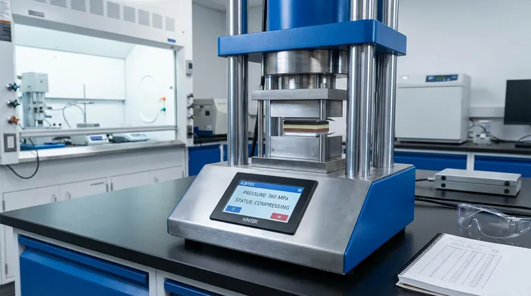 Perché l'applicazione di alta pressione è essenziale per le batterie allo stato solido? Ottenere una densificazione superiore e un contatto interfacciale