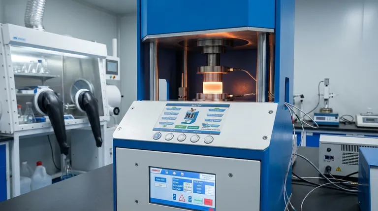 コールドプレスと比較して、Li6PS5Cl電解質粉末のホットプレスに加熱実験室プレスを使用する利点は何ですか?イオン伝導率の倍増と優れた高密度化