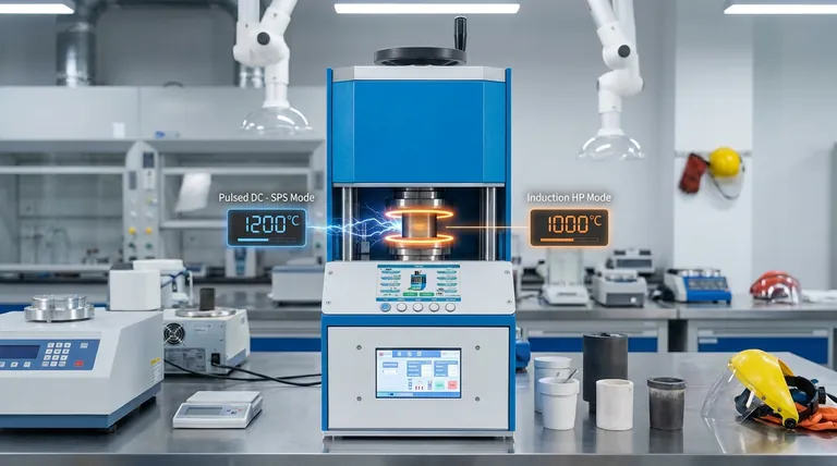 Qual è la differenza fondamentale nel meccanismo di riscaldamento tra la Pressatura a Caldo a Induzione (HP) e il Sintering a Plasma di Scintilla (SPS)? Sblocca una sinterizzazione più rapida con il riscaldamento diretto