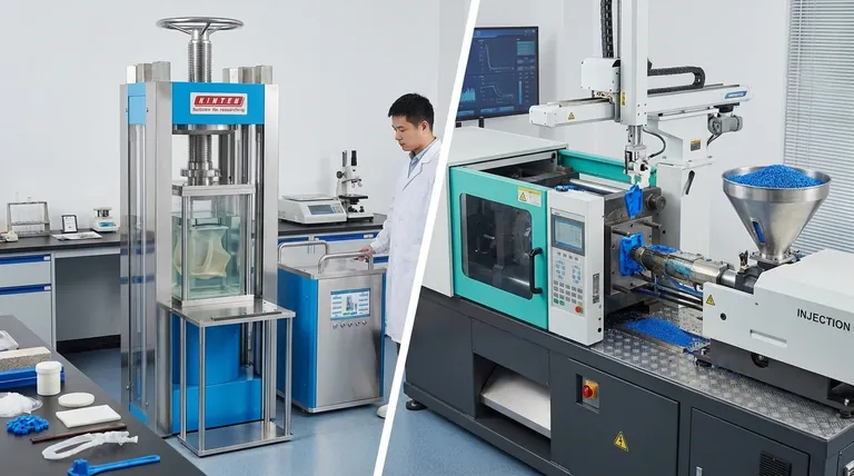 Wie schneidpresst man kaltisostatisch im Vergleich zum Spritzgießen? Wählen Sie das beste Verfahren für Ihre Materialien und Ihr Volumen