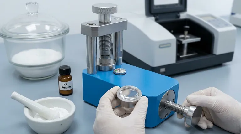 ما هي مزايا استخدام أقراص بروميد البوتاسيوم (KBr) في مطيافية الأشعة تحت الحمراء بتحويل فورييه (FTIR)؟ تحقيق تحليل عالي الحساسية بأطياف حادة