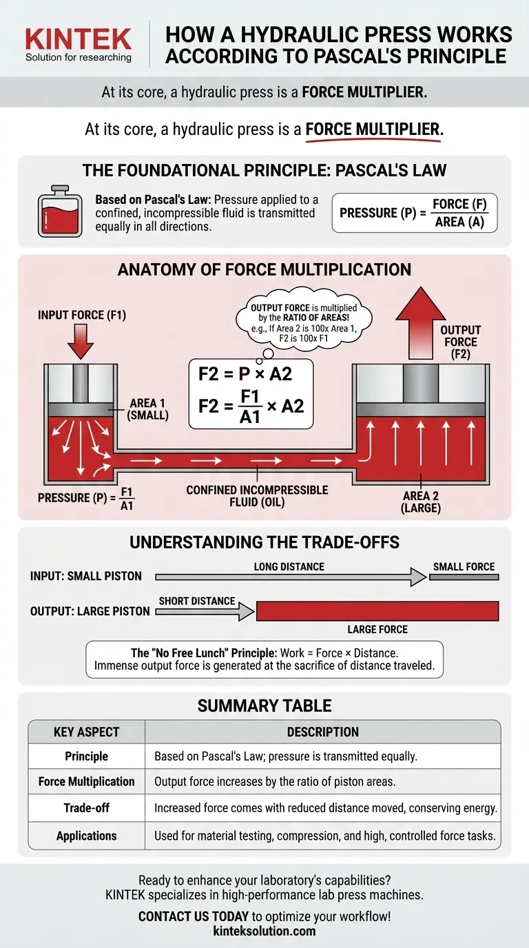 液压机如何根据帕斯卡原理工作？解锁力放大秘密 图解指南
