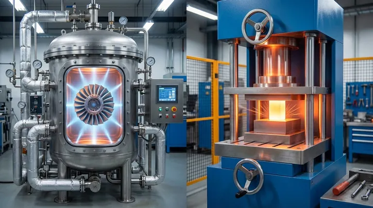 In che modo l'HIP differisce dalla pressatura a caldo? Differenze chiave in pressione e applicazioni