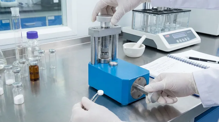 제약 개발에서 실험실 펠렛 프레스의 주요 적용 분야는 무엇인가요? 정확한 약물 테스트 및 품질 관리를 보장합니다.