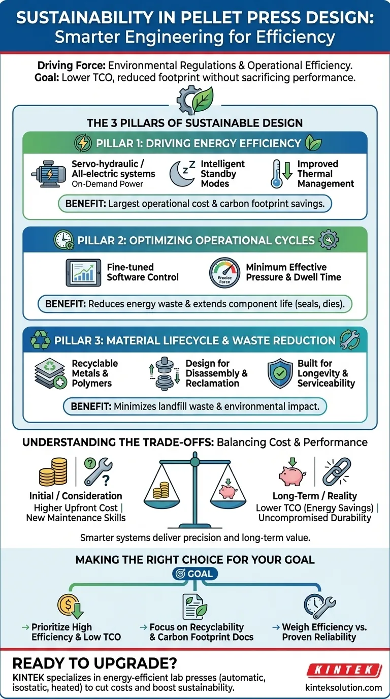 How are sustainability considerations influencing pellet press design? Discover Efficient, Eco-Friendly Solutions Visual Guide