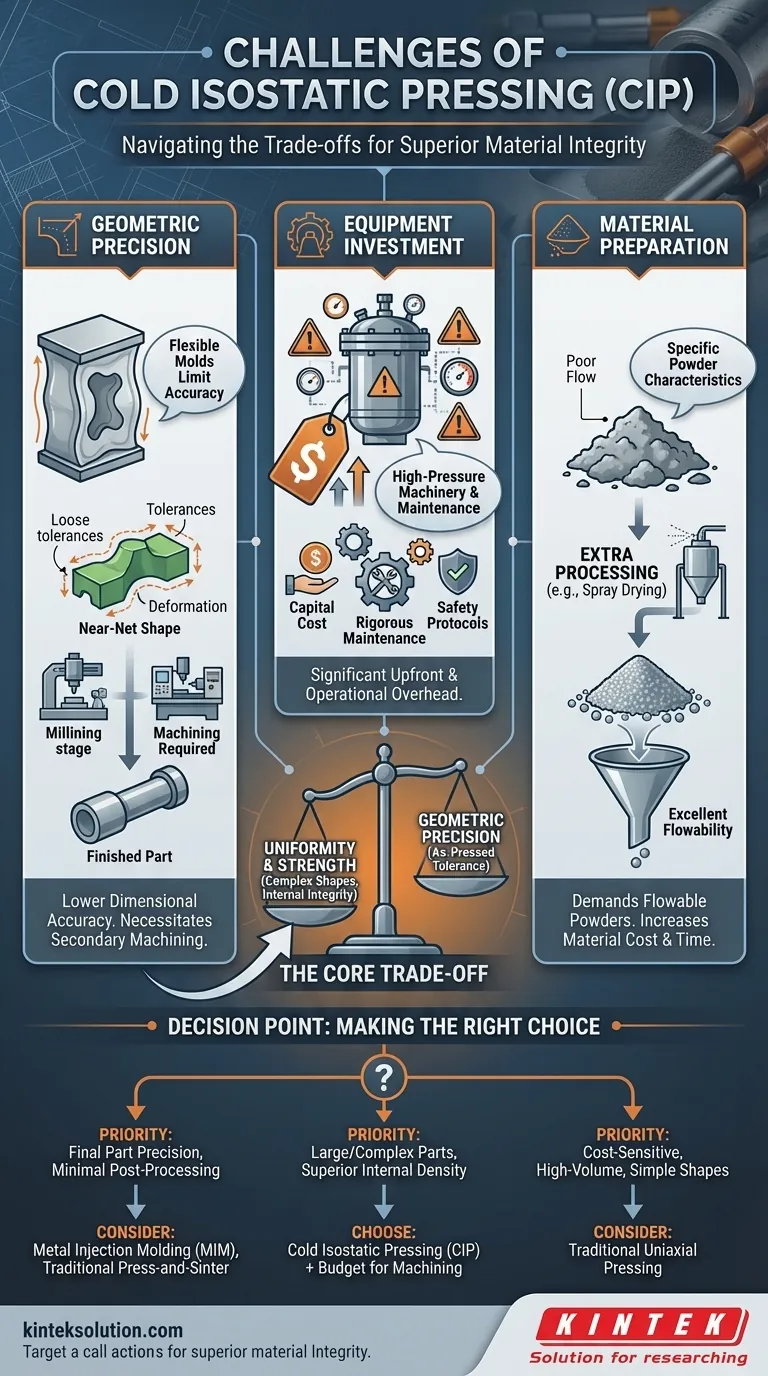 冷間静水圧プレス（CIP）にはどのような課題がありますか？精度、コスト、材料のハードルを乗り越える ビジュアルガイド