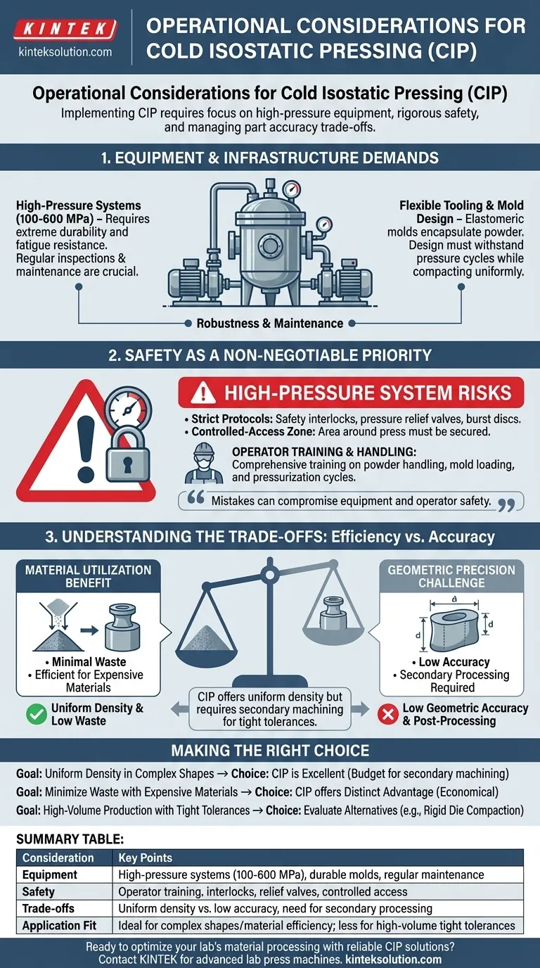 ما هي الاعتبارات التشغيلية لاستخدام CIP؟ إتقان المعالجة بالضغط العالي لضغط موحد دليل مرئي