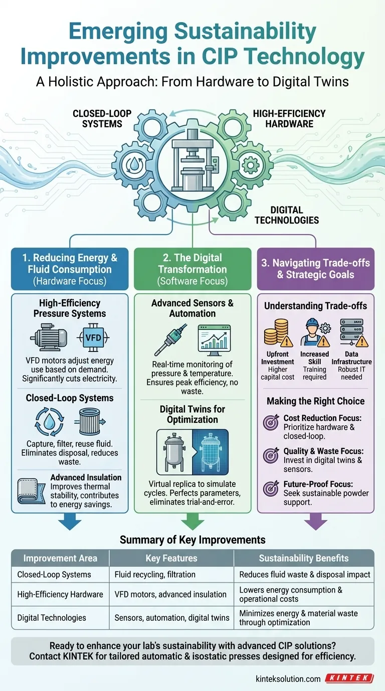 What sustainability improvements are emerging in CIP technology? Boost Efficiency with Green Innovations Visual Guide