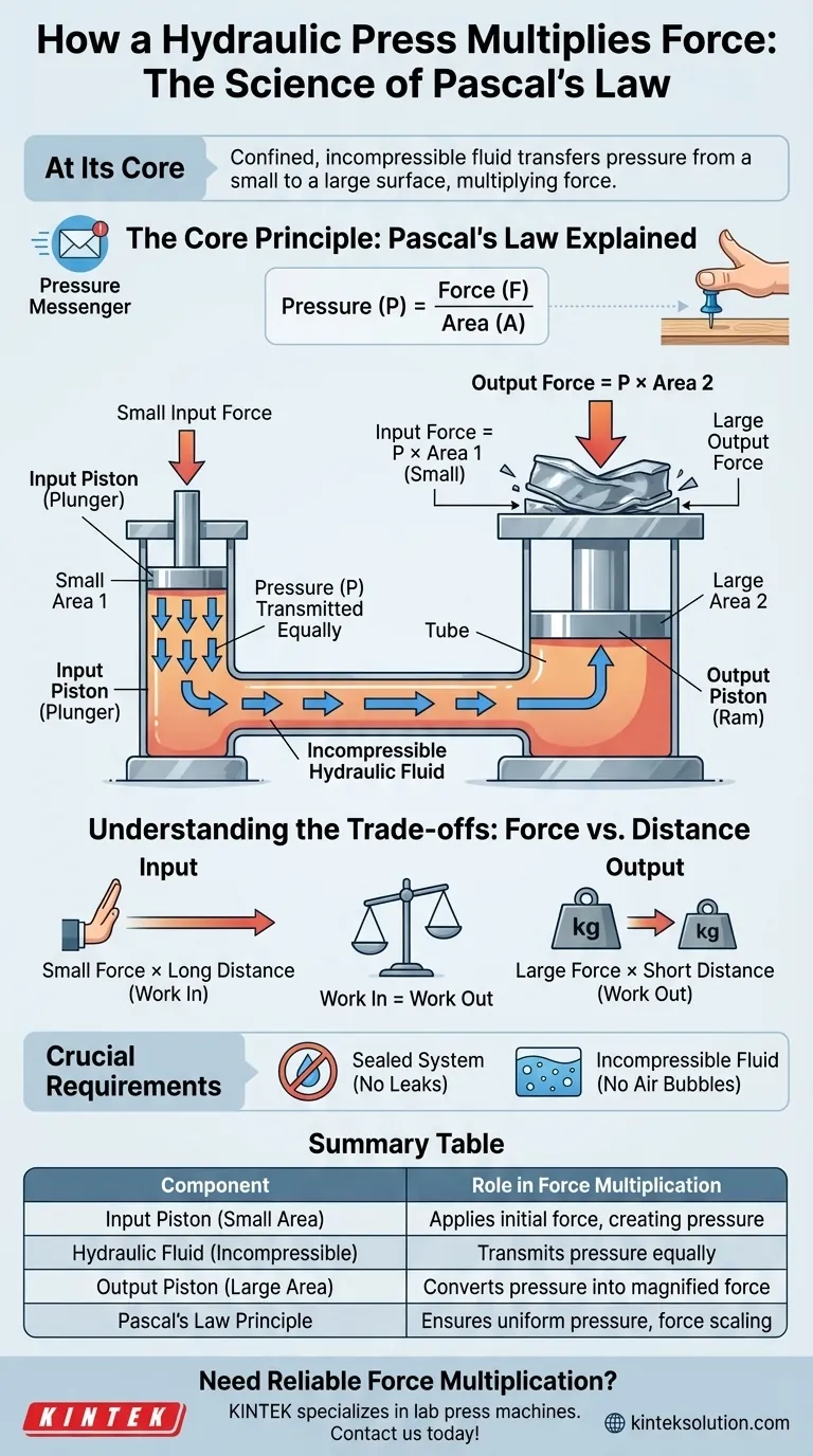 Como uma prensa hidráulica alcança a multiplicação de força? Aproveitando a Lei de Pascal para Potência Imensa Guia Visual