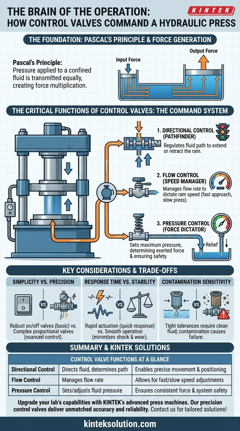 油圧プレスにおいて制御バルブはどのような役割を果たしますか？オペレーションにおける精度と制御をマスターする ビジュアルガイド