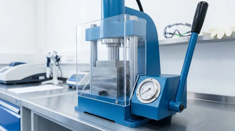 ما هي ميزات السلامة المتضمنة في مكابس المختبر الهيدروليكية؟ ضمان حماية المشغل والامتثال للمعايير