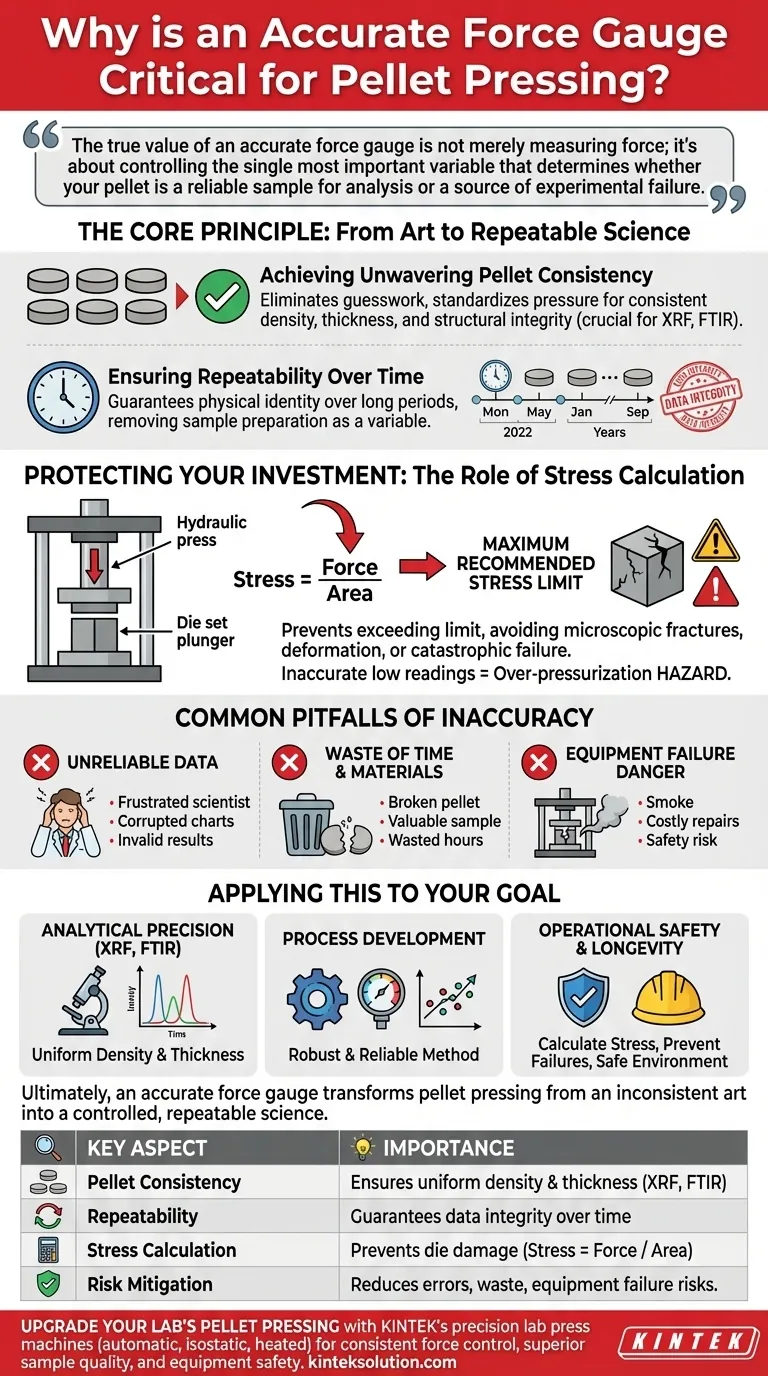 なぜ正確なフォースゲージがペレットのプレスに重要なのでしょうか？一貫した品質を確保し、機器を保護する ビジュアルガイド