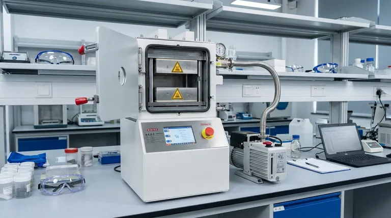 O que é um forno de prensagem a quente a vácuo e quais são as suas funções primárias? Desvende o Processamento Avançado de Materiais