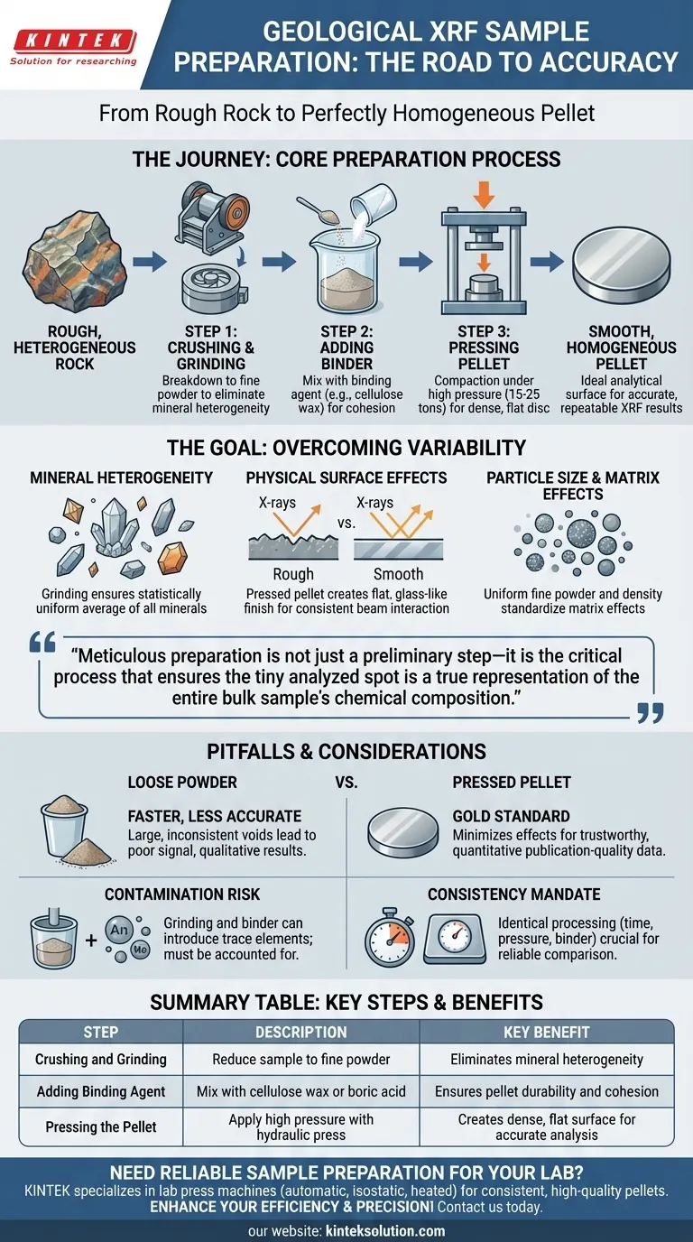 How are geological samples prepared for XRF analysis? Ensure Accurate Results with Proper Pellet Prep Visual Guide