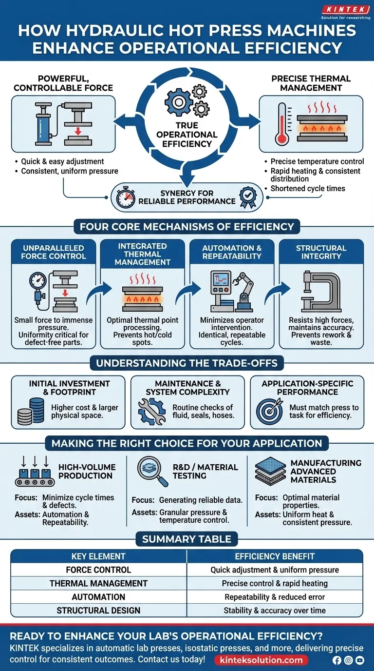 液压热压机如何提高操作效率？通过精度和自动化提高生产力 图解指南
