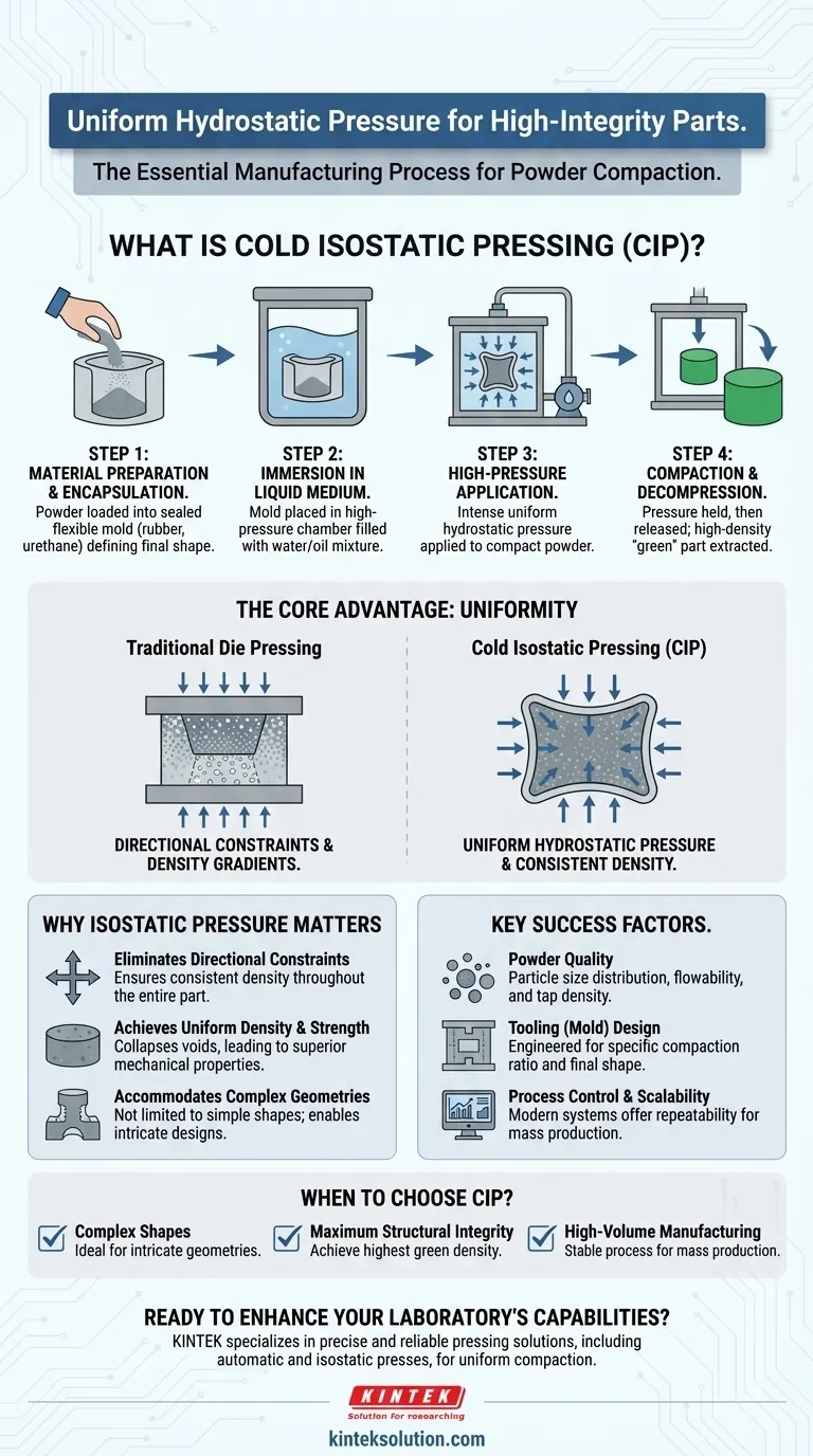Qu'est-ce que le processus de pressage isostatique à froid ? Obtenez des pièces uniformes et de haute densité avec le PIC Guide Visuel