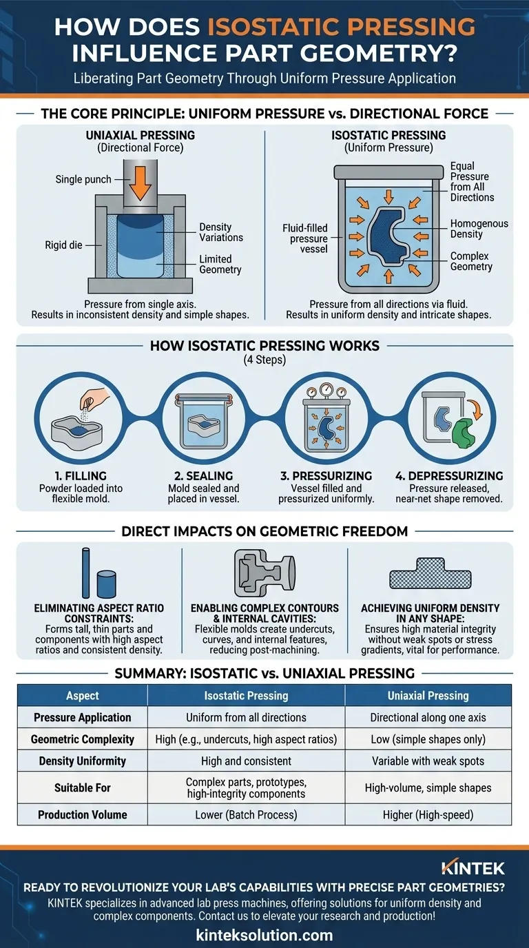 等静压如何影响零件几何形状？通过均匀密度解锁复杂形状 图解指南