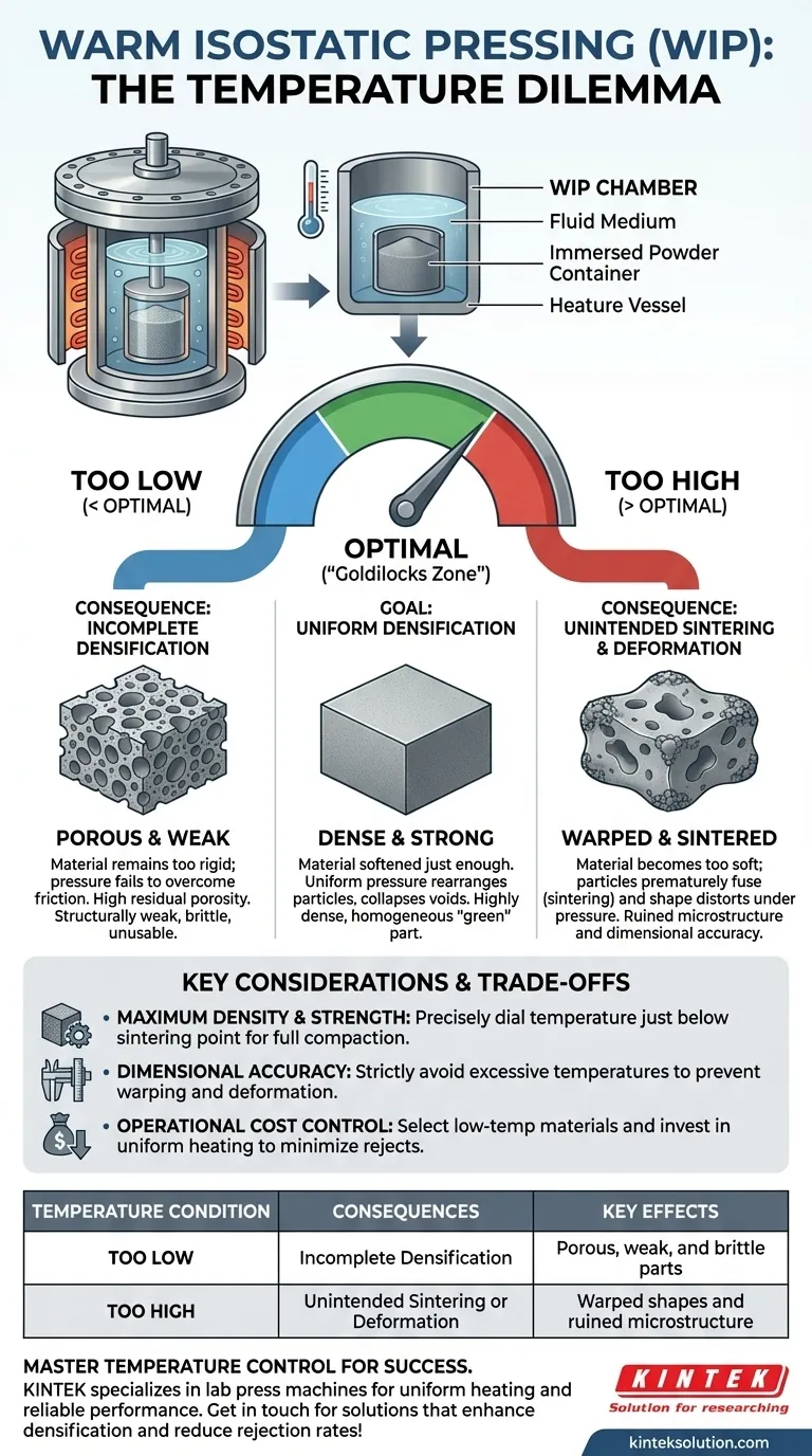 在过高或过低的温度下操作温等静压（WIP）会产生什么后果？避免在您的实验室中出现代价高昂的缺陷 图解指南