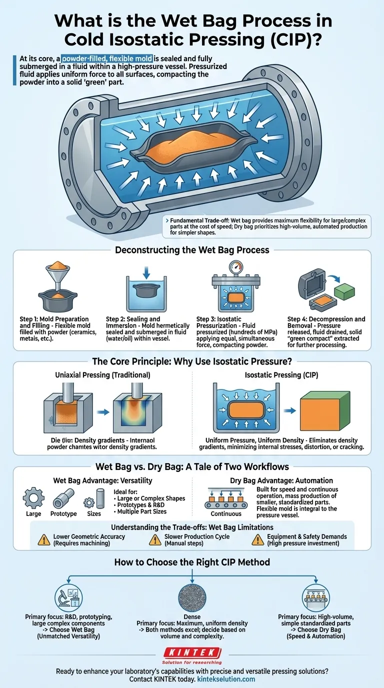 湿袋法在等静压（CIP）中是什么过程？用于复杂零件的主通用冷等静压 图解指南