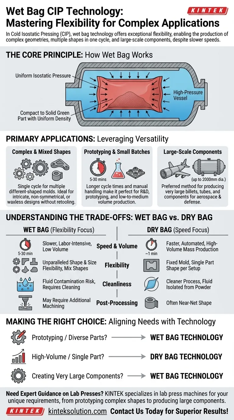 What are the applications of wet bag technology in CIP? Unlock Flexibility for Complex Shapes and Large Parts Visual Guide
