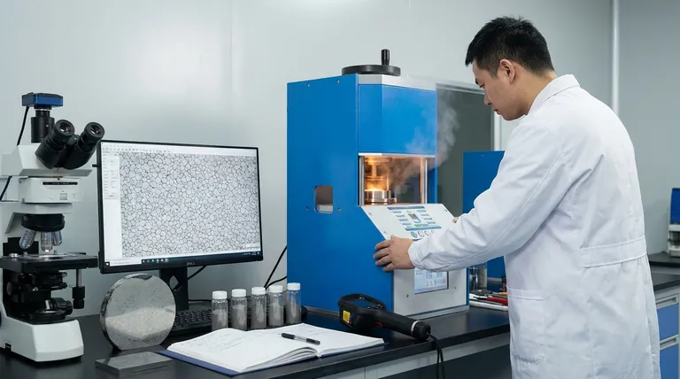 열간 압축(Hot pressing)은 미세 구조 제어 측면에서 어떤 이점을 제공합니까? 정밀 제어를 통해 우수한 재료 성능을 달성하세요