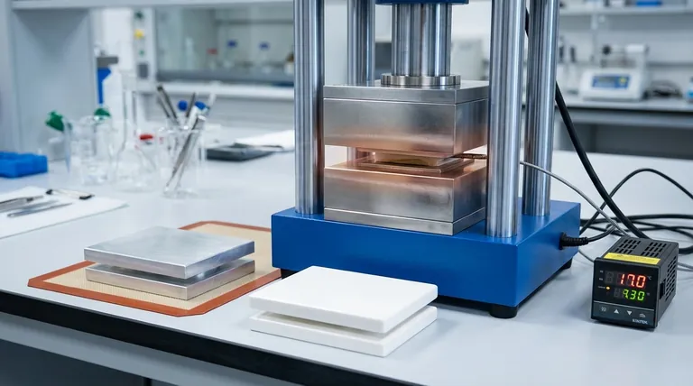 كيف تعزز تكوينات الألواح الساخنة (platens) تنوع مكابس المختبرات المسخنة؟ حسّن كفاءة ودقة مختبرك