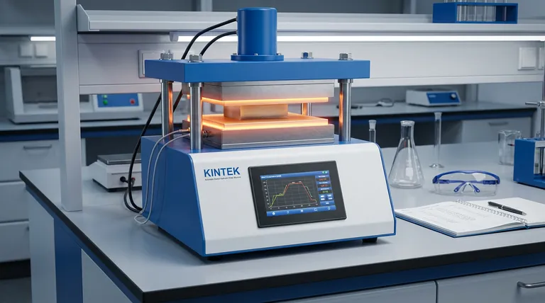 가열식 실험실 프레스에서 온도 분포와 제어는 어떻게 달성됩니까? 재료의 정밀도와 균일성을 보장하십시오