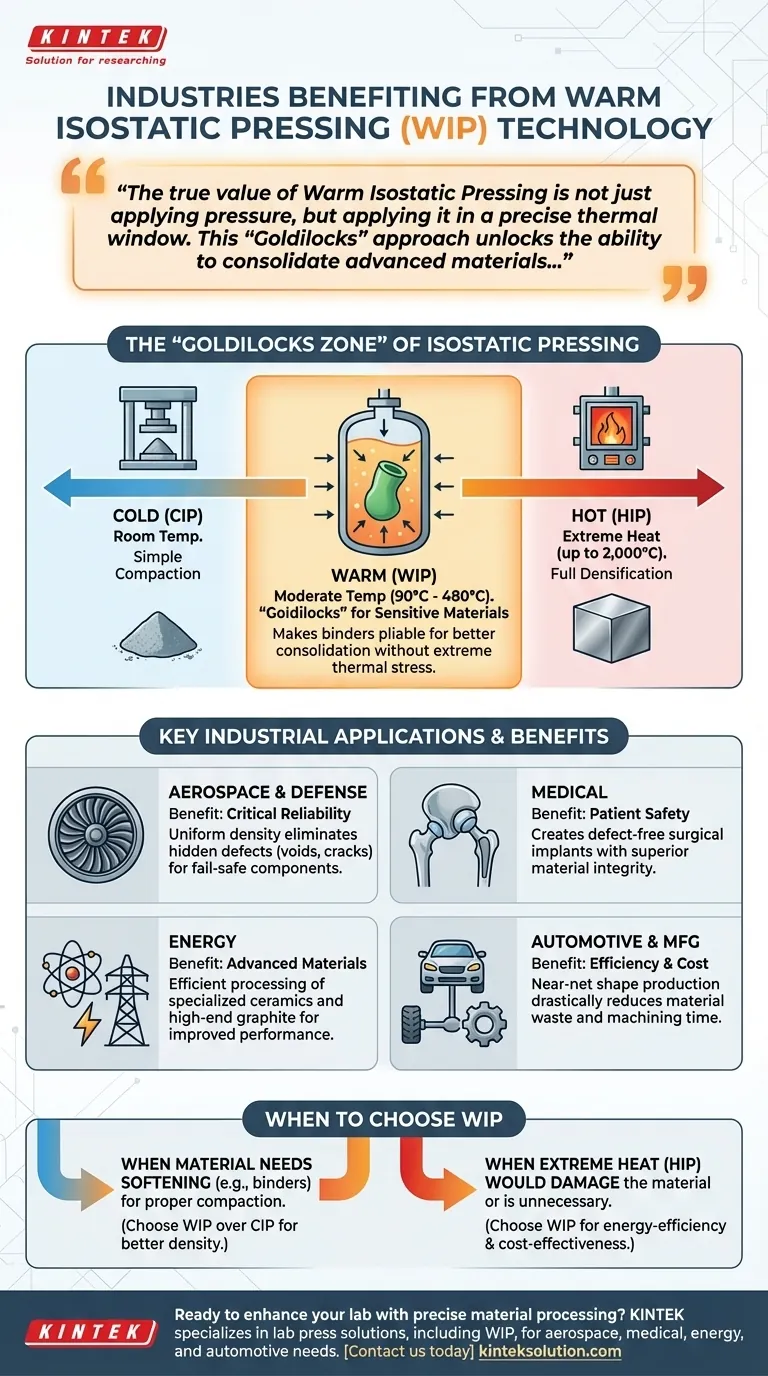 В каких отраслях применяется технология горячего изостатического прессования (GIP)? Обеспечьте превосходную целостность материалов для аэрокосмической, медицинской отраслей и других Визуальное руководство