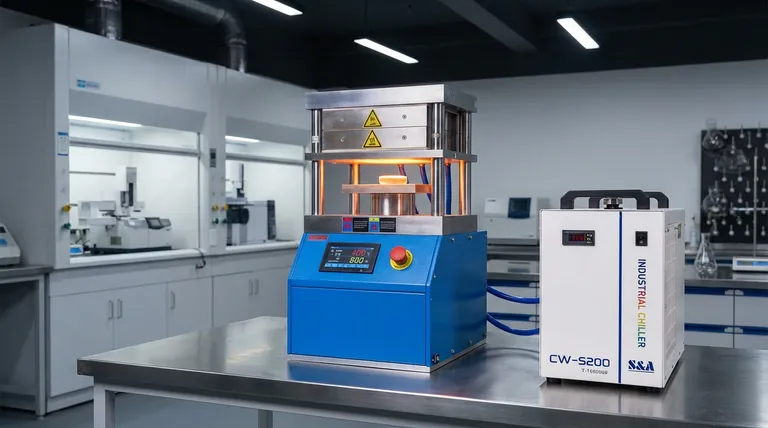 What are the primary applications of a heated hydraulic press in spectroscopy? Enhance Sample Prep for Accurate Analysis