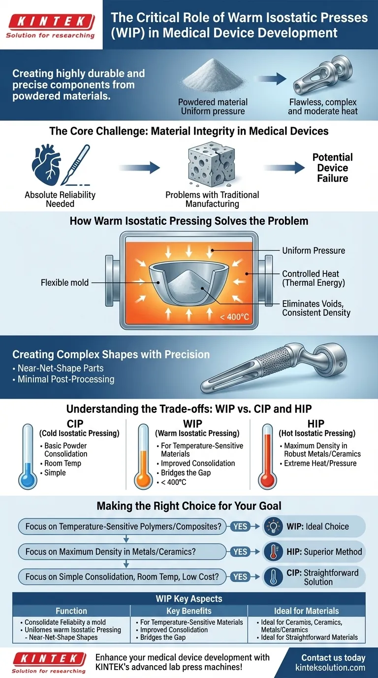 温間静水圧プレス（WIP）は、医療機器開発においてどのような役割を果たしますか？重要なコンポーネントに精度と耐久性を保証します。 ビジュアルガイド