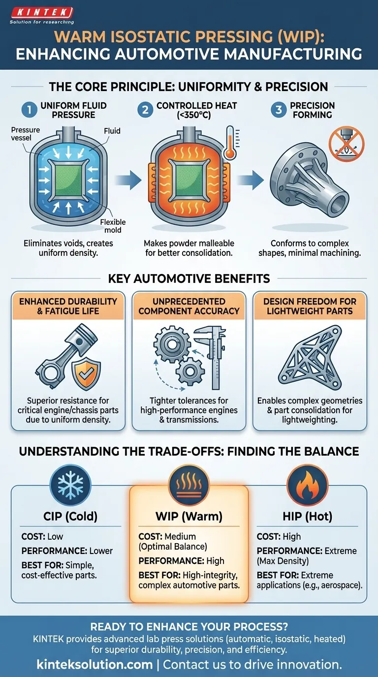 What benefits do Warm Isostatic Presses provide to automotive manufacturing? Boost Durability and Precision Visual Guide