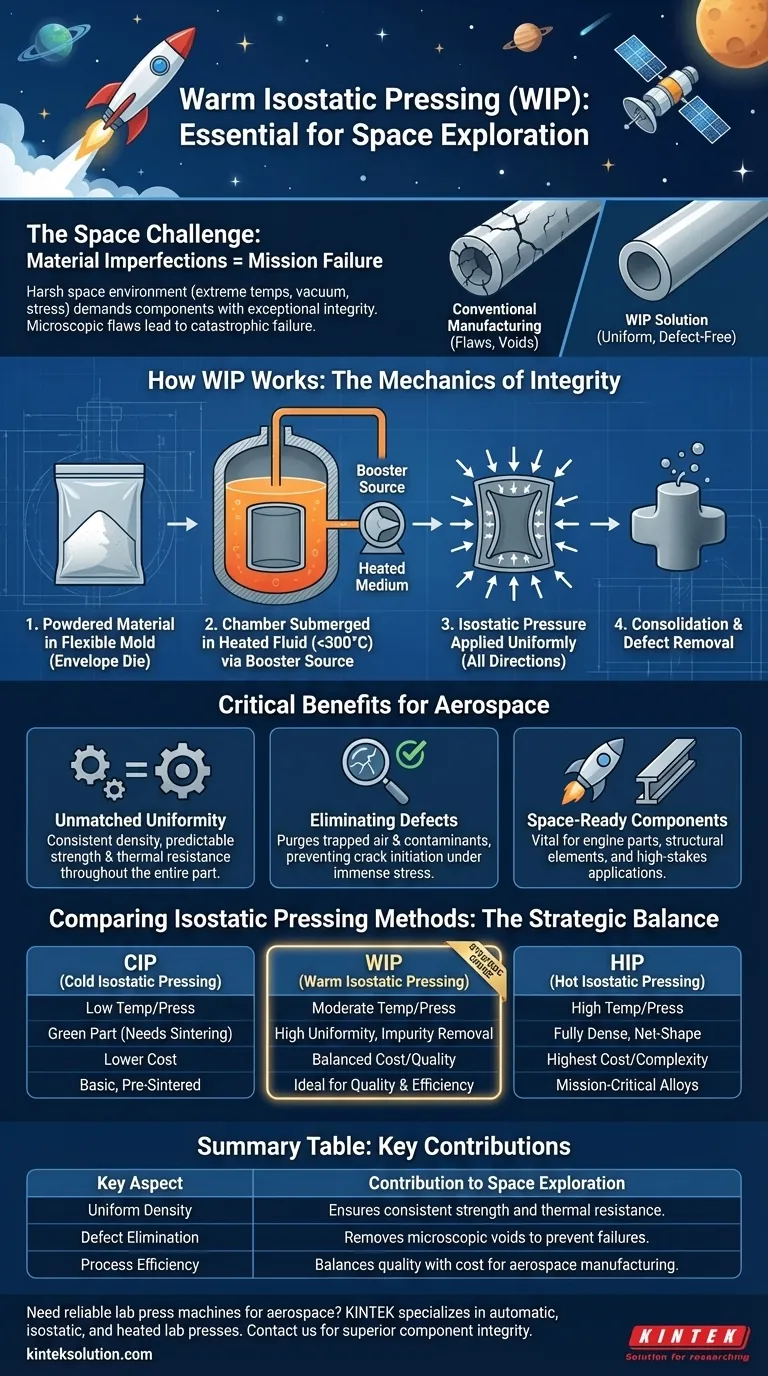How do Warm Isostatic Presses contribute to space exploration? Enhance Component Integrity for Aerospace Success Visual Guide