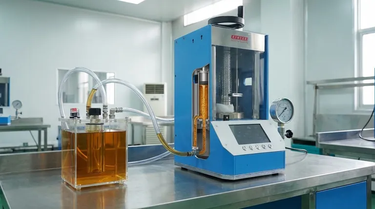 What role does hydraulic fluid play in a hydraulic press? Essential for Force Transmission and Efficiency