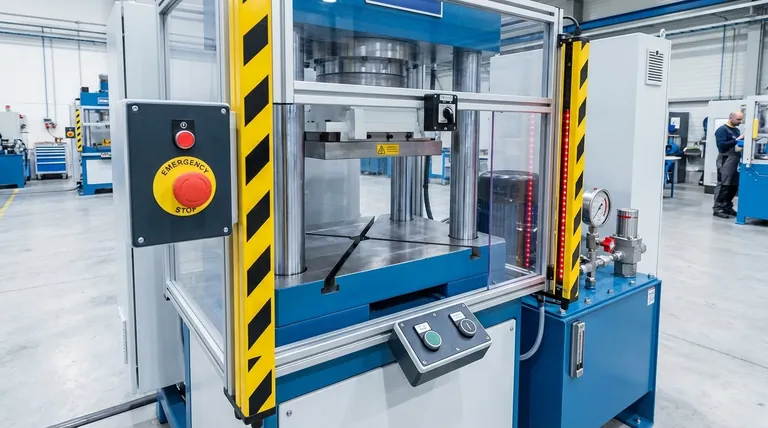 液压机通常包含哪些安全特性?为您的实验室和操作员提供基本的保护