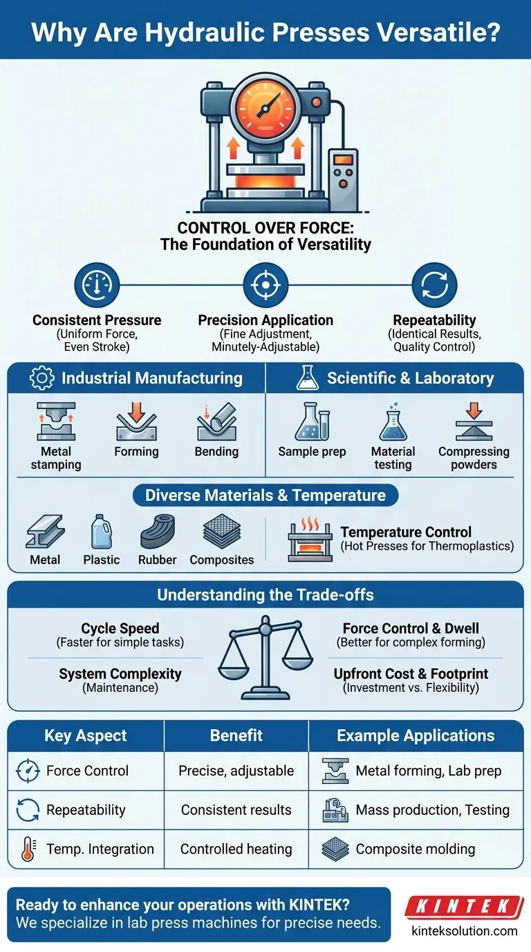 为什么液压机被认为是多功能机器？解锁您需求的精度和适应性 图解指南