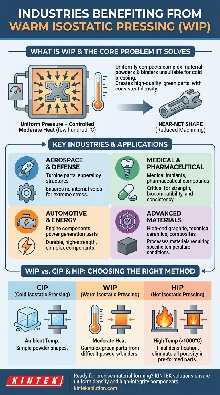 温間静水圧プレスはどのような業界で利用されていますか？均一な密度でコンポーネントの完全性を向上させる ビジュアルガイド