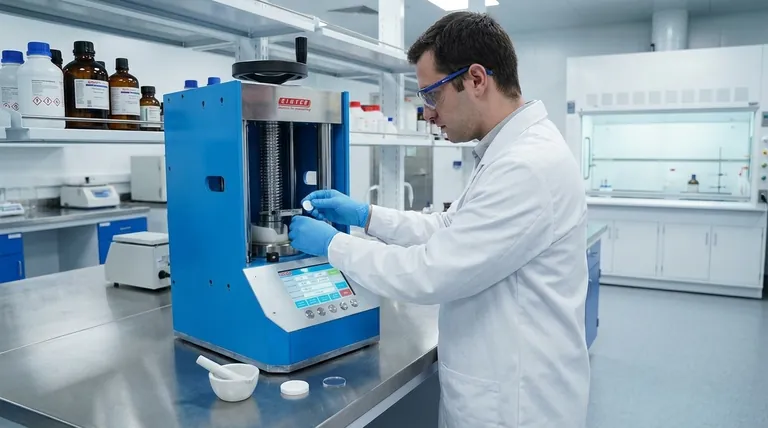 Quali considerazioni sulla sicurezza dovrebbero essere seguite quando si utilizza una pressa KBr? Garantire un funzionamento sicuro e prevenire pericoli