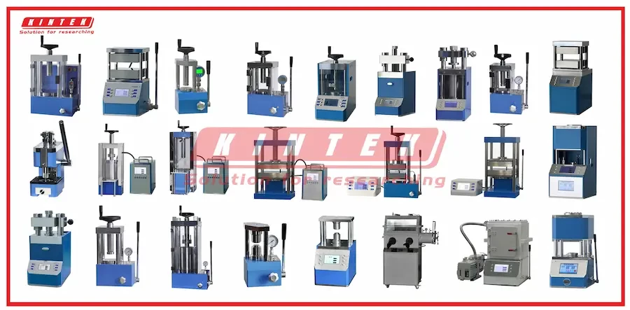 Gamme complète de presses de laboratoire