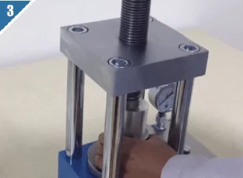 Schritt 3: Auswerfen der Probe.